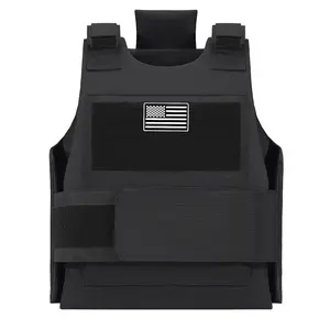 Adjustable Work Safety Vest - Lightweight Design Anti-Injury Protective Gear, Outdoor Chest Gilet for Security Training, Paintball Adjustable Protective Gear