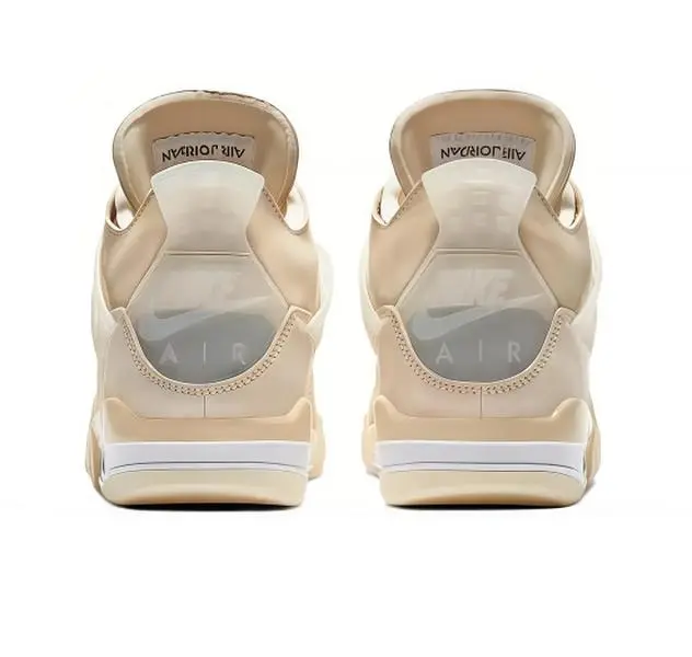 Vintage Unisex Mid-Top Full-Leather Collectible Sneakers - Creamy Beige Upper, Detachable Fabric Tag, Hollow-Hole Eyelets, Breathable Grid Mesh Panels, Streamlined Retro Silhouette, Soft Shock-Absorbing Sole, Original Matched Shoe Box