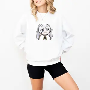 Cute Frieren Sweatshirt, Cute Frieren Anime Shirt, Trending Anime Tee, Gift For Fans, For Men, For Women