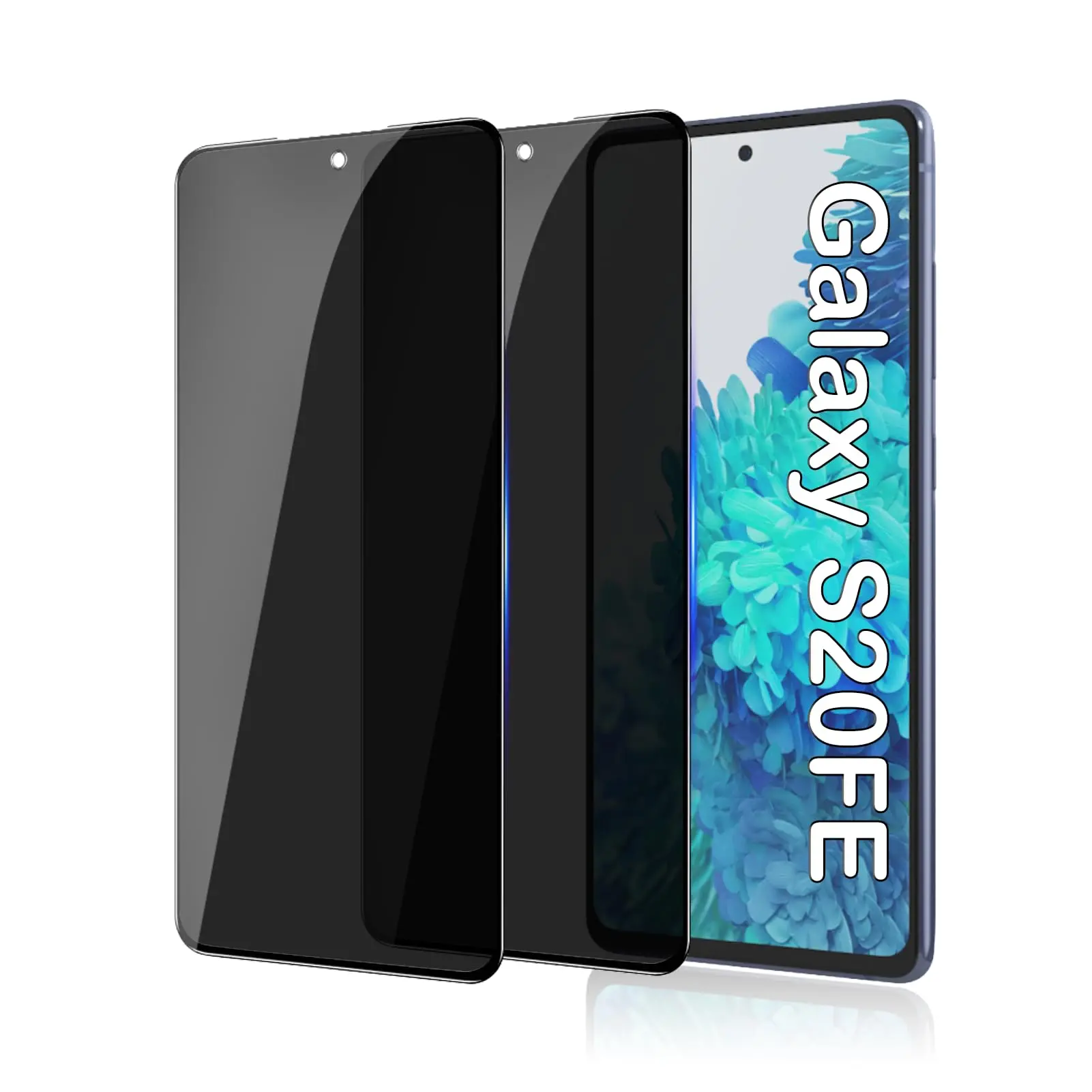 Screen Protector Compatible With Galaxy S20 Fe 5g [anti-spy] [9h Hardness] [anti-scratch] [bubble Free] Tempered Glass For  Black