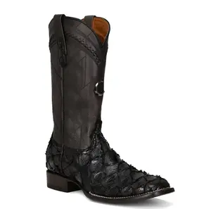 Gary Fish Pirarucu Cuadra Boots - Original Design with Stylish Features and Comfortable Fit