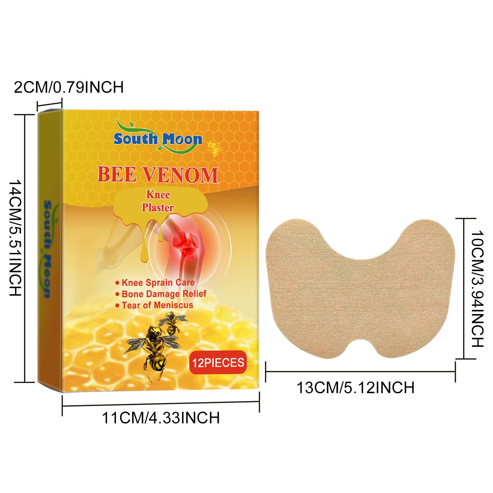 BonePainPatch Thermal Patches 12 Patches Bag for Bone Pain Relief & Muscle Recovery Balm Therapeutic Healing Therapy Healthcare Wellness Treatment Pure Herbal Heat Patches for Shoulder, Waist, Knee & Foot, Natural Long-Lasting Warmth