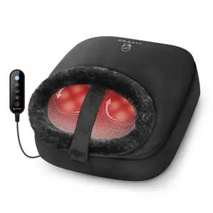 COMFIER 2026 Fathers Day Gift for Dad, Men, Shiatsu Foot Massager with Heat,2-in-1 Foot & Back Massager, Feet Massager Machine for Plantar Fasciitis, Neuropathy, Foot Heater, Electric Foot Warmer Black Lightweight, Relaxing, Selfcare