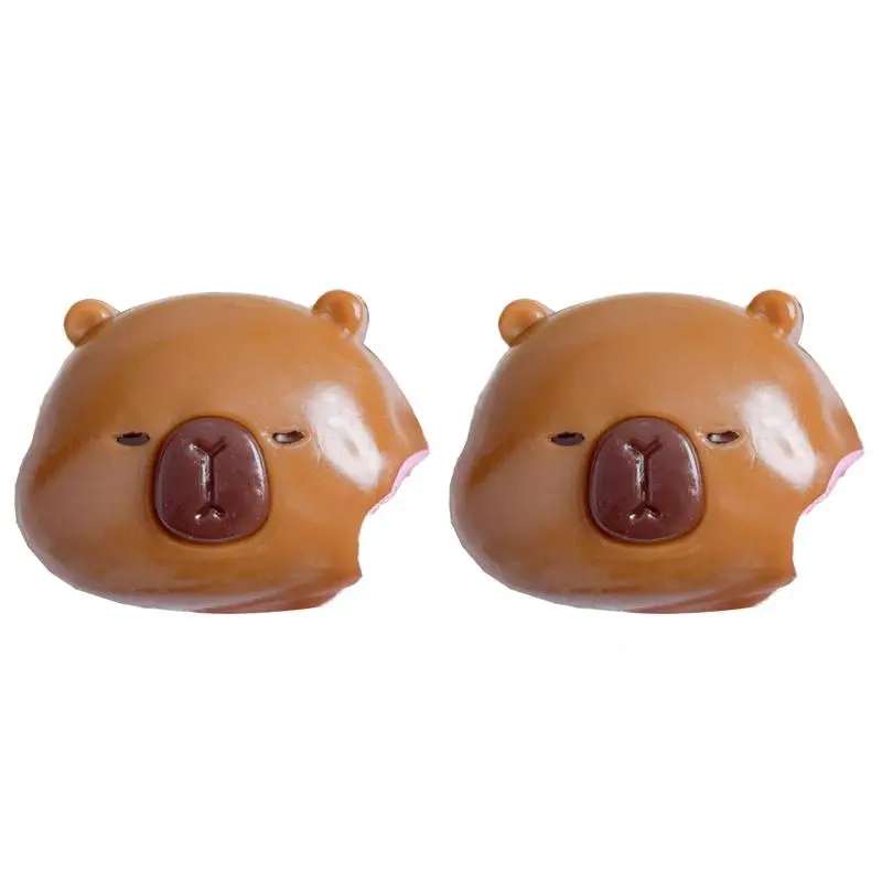 Squishy Capybara Squeeze Stress Toy Lovely Soft Relief Relax Toys Cute Fast Rebound Decompression Doll Birthday Anti-stress Gift