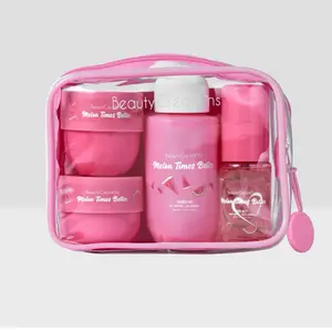 Beauty Creations Sweet Dose Watermelon Skincare Set with Travel Case and Moisturizing Cream