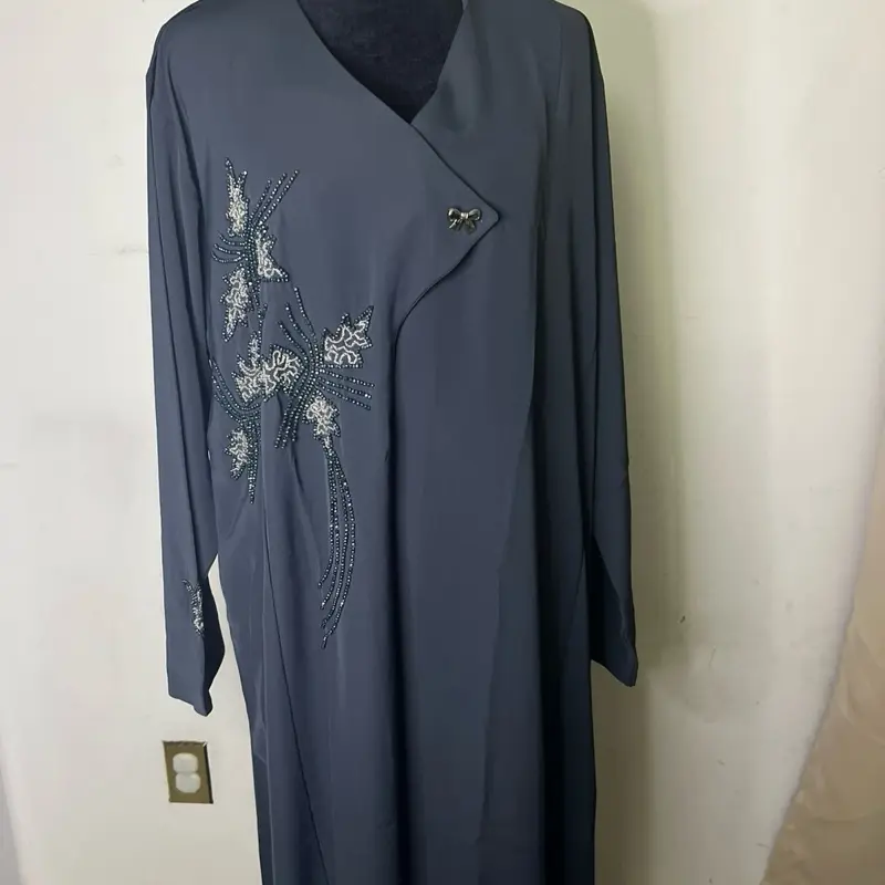 Embroidery Abaya with Beads