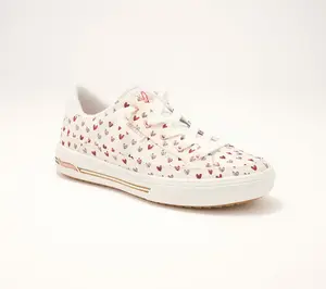 Skechers Arch Fit Arcade Heart Canvas Sneakers -Love On Top
