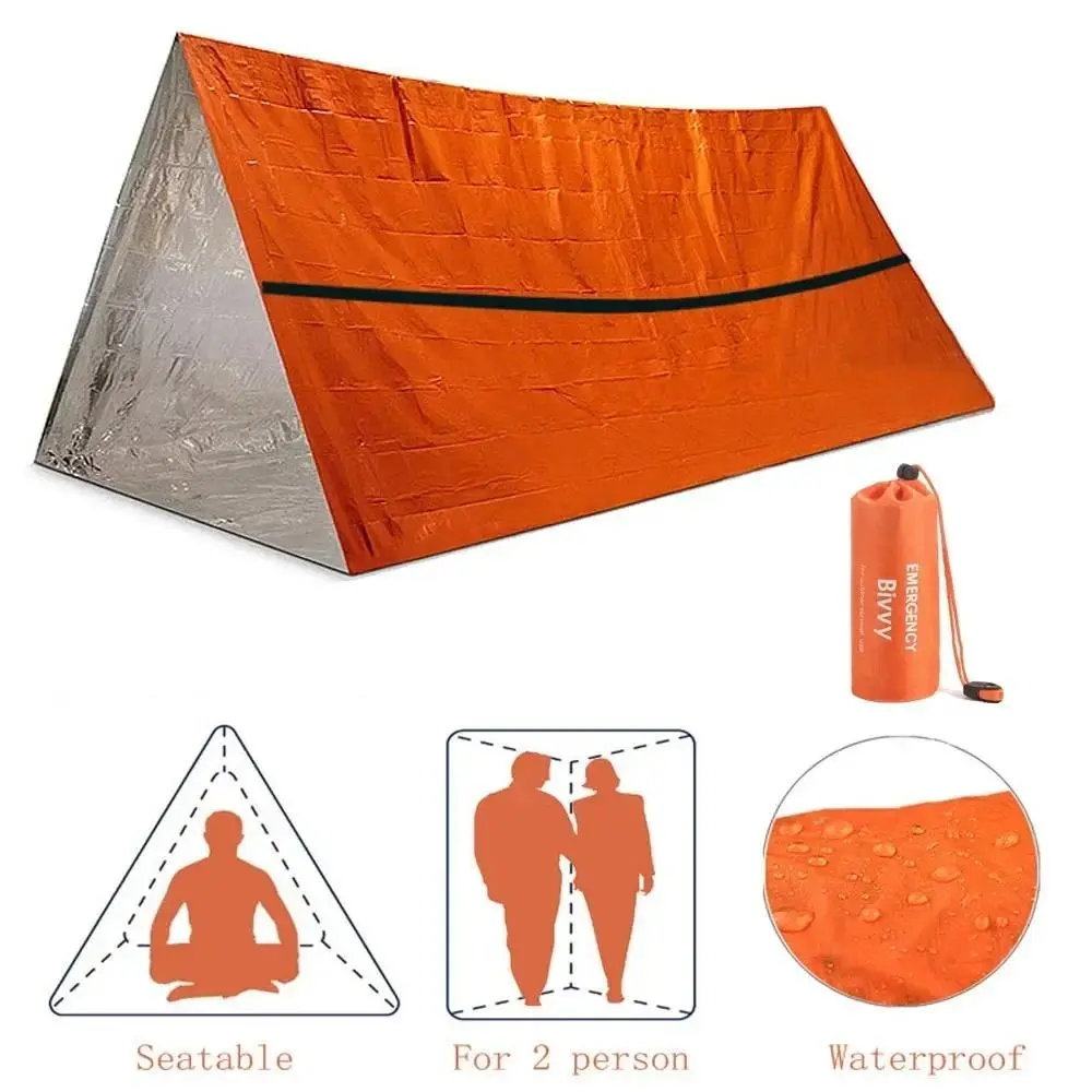 Outdoor Survival Emergency Tool Kit Travel Backpack Hiking Gutter Bag First Aid Tent Bag, Essential Survival Gear and Supplies Tools for Camping Adventures Survival Equipment, Survival Supplies