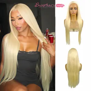 Blonde Highlight Roots | Human Hair | Lace Front Wigs 13x4 HD |  Pre Plucked | 150% Density Highlights | Silky Smooth Hair – Perfect for Outdoor Party