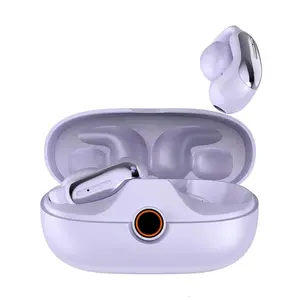 Portable Electronic Wireless Bluetooth Earbuds - Headset with Surround Sound, High-Fidelity Audio, Wireless Charging Case, Clip Design, All-Day Wearability & Stability, Compatible with Android and iOS Devices, Ideal for Guys Gifts, Cool Tech Gadgets
