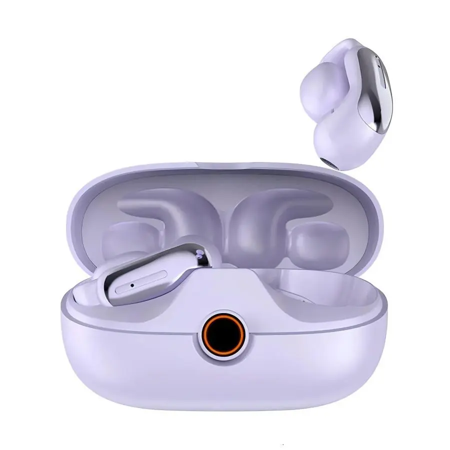 Portable Wireless Noise Canceling Earbuds - Bluetooth Headset with Surround Sound, High-Fidelity Audio, Wireless Charging Case, Clip Design, All-Day Wearability, Stability, Compatible with Android & iOS, Ideal for Men’s Gifts, Wireless Earbuds