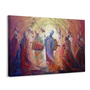 Abstract Poster Ethiopian Orthodox Abstract Poster African Wall Art Decor Print