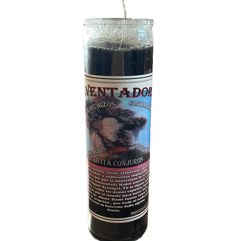 Reventador Black Candle for Energy and Rebirth