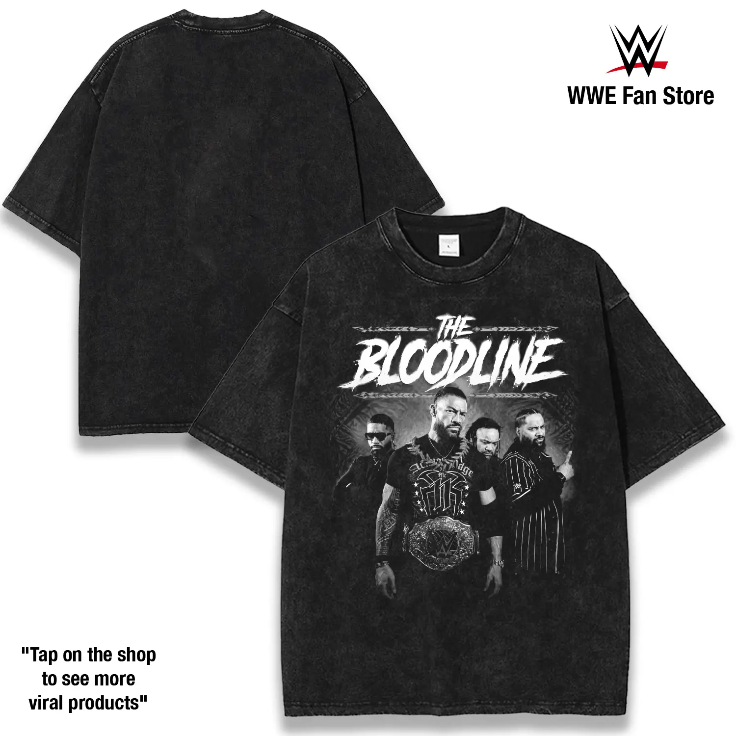 The Bloodline Roman Reigns Jey Uso Jimmy Uso Solo Sikoa Legendary Dynasty WWE Graphic Tee Celebrating Dominant Championship Reigns, Family Legacy, Epic Rivalries, Main Event Greatness, Premium Wrestling Fan Shirt Cotton Fabric