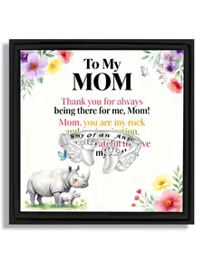 For mom angel wing small footprint ring Inspirational Jewelry with grateful and warm style card gift box for Mother's Day with blessing card and box