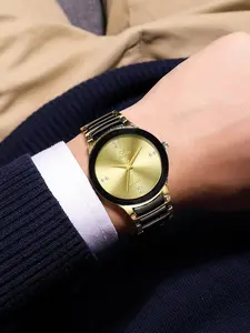Men's Watch Fashion Trend Business Elegance British Style Steel Strip Casual Trendy Wristwatch Quartz Watch Men's