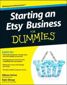 USED-Starting an Etsy Business for Dummies by Allison Strine (Paperback)
