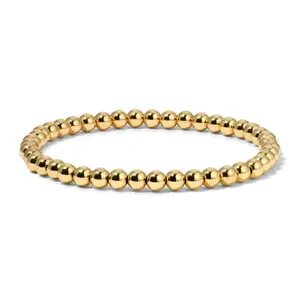 Fashion Fortunes 5mm Round Gold Bead Bracelet