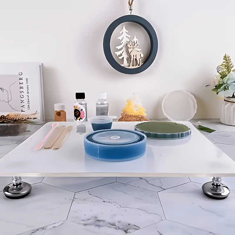 Adjustable Leveling Platform with Bubble Level, Heavy Duty Base for Appliances, Furniture, Washing Machine & DIY Projects