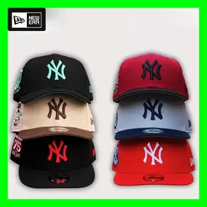 New Era MLB NY Yankees LA Dodgers 9FORTY Adjustable Hat, Curved Brim Classic Fit, Premium Cotton Fabric, Embroidered Logo, NY Yankees Hat, Green NY Yankees Hat, NY Hat Womens, Streetwear Cap