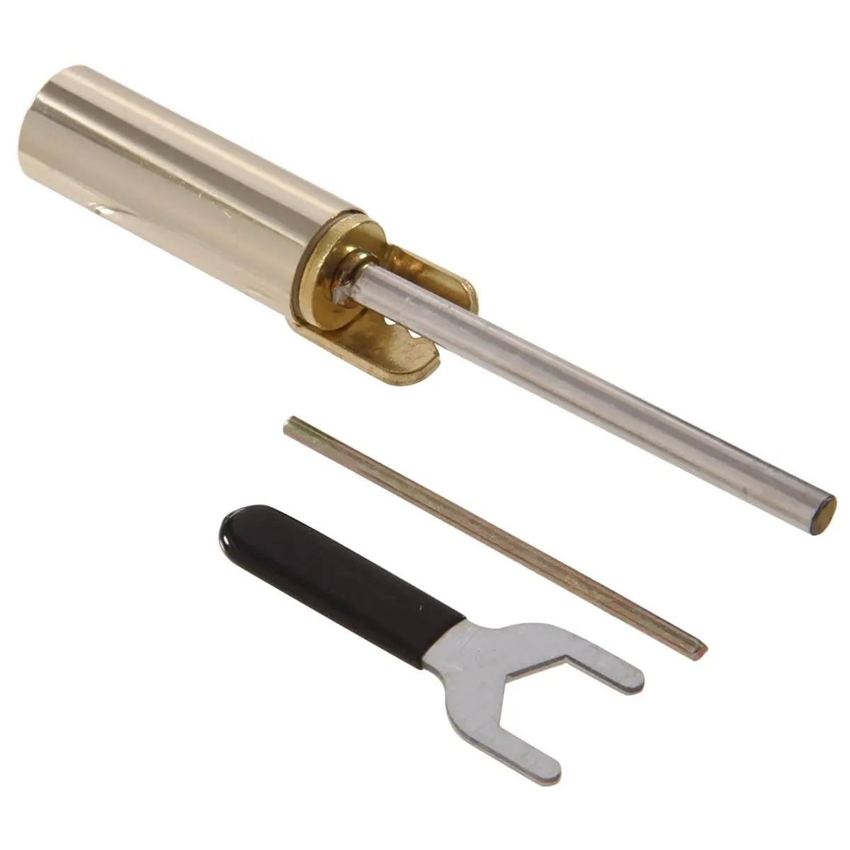 Hillman Group 852622 Adjustable Metal Hinge Pin Door Closers, Satin Brass Finish, 4.1x4.3x7.9in, for Garden & Lawn Use (Carded, No Default Option)