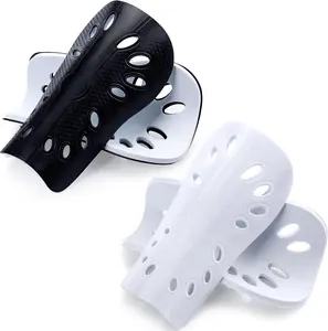 2 Pair Soccer Shin Guards for Youth, Breathable Shin Guard Sleeves for Football , Protective EVA Cushion for Youth Men & Women