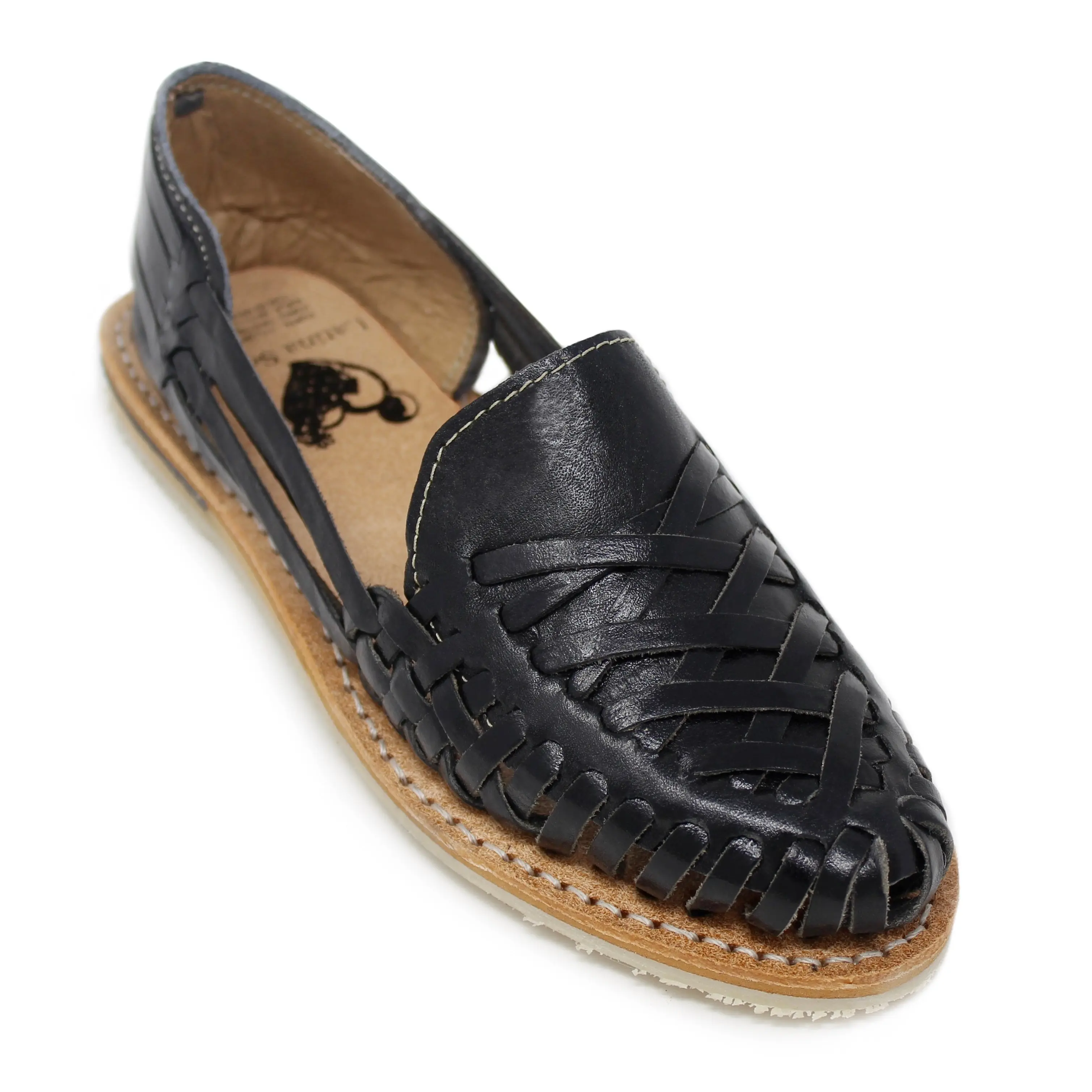 "Teresa" Women's Classic Huaraches - Black