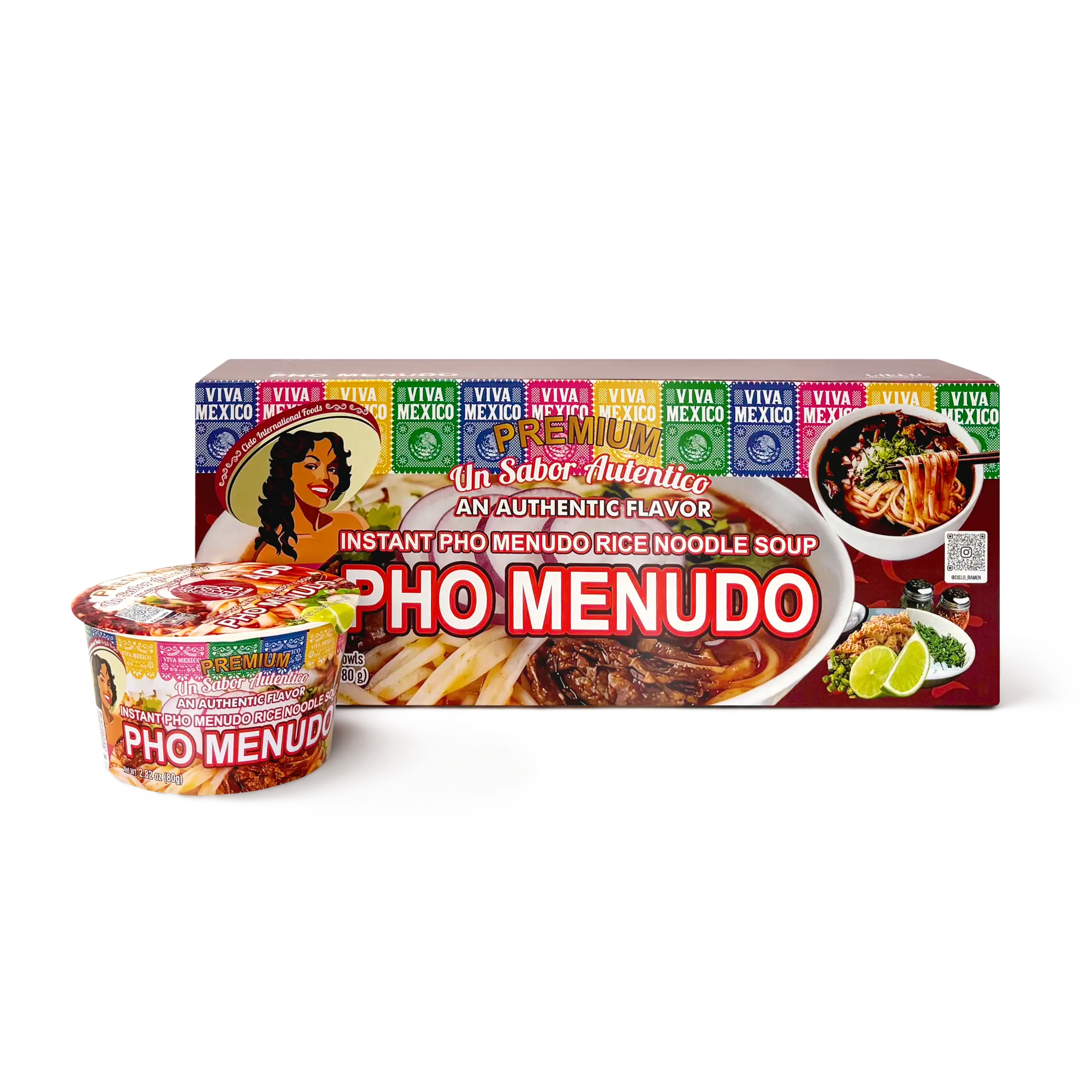 Pho Menudo Instant Ramen Noodle Soup (6-Pack)