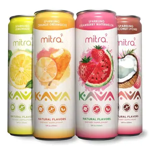 MITRA9 Botanical Beverages - Kava Drink Flavor Variety Pack With Kava Root Extract - Mood Enhancer - Plant Based - Promotes Natural Calm & Clarity (12 Fl. Oz) (4)