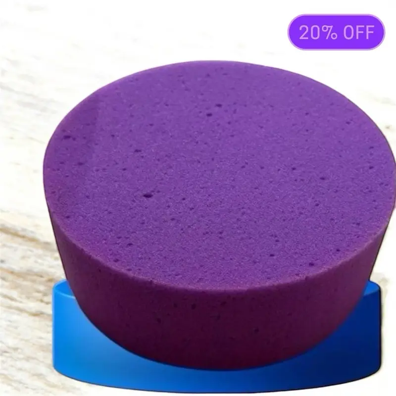 Round colorful sponge for diy uses