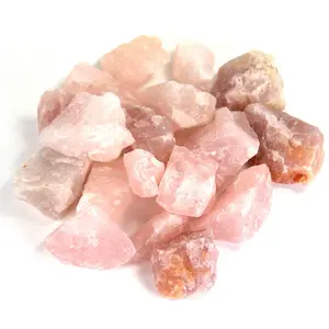 1/4LB Raw Rose Quartz Crystal Pieces, Bulk Lot of Rough Stones