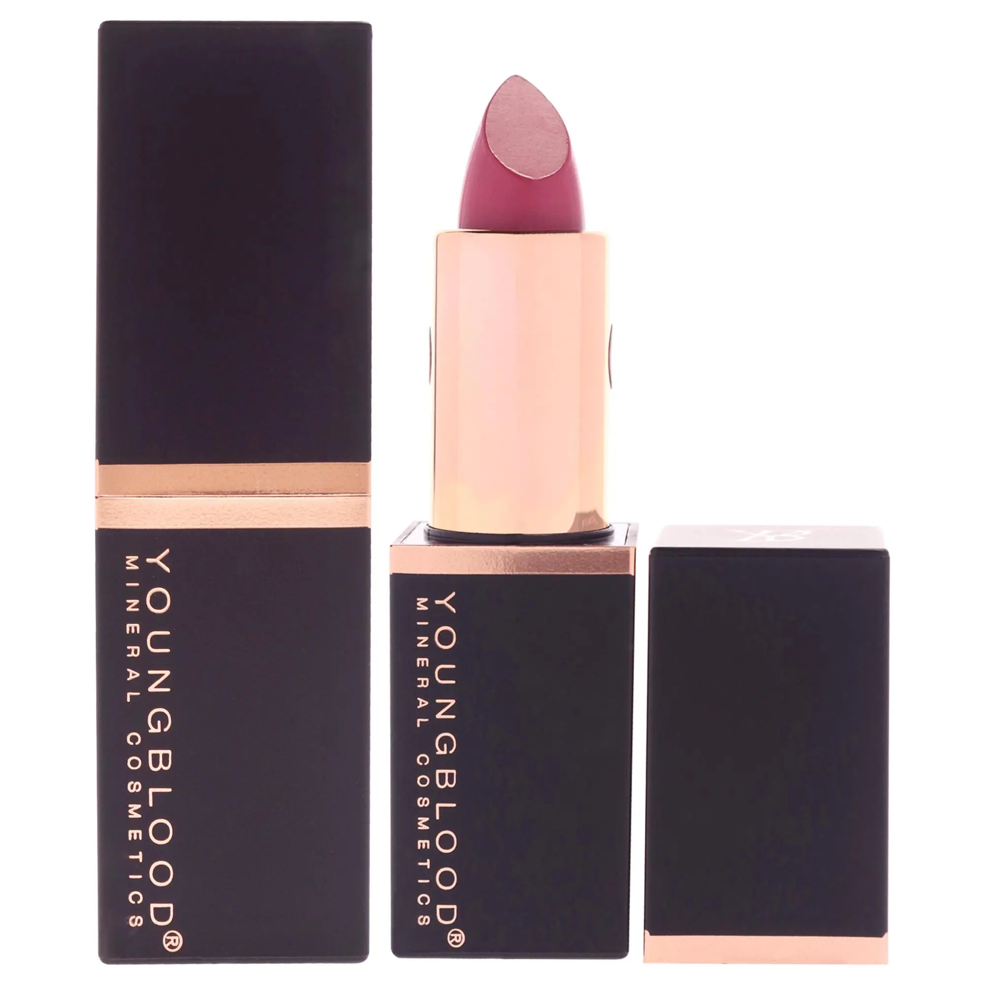 Youngblood Mineral Creme Lipstick in Envy - Women's Lip Makeup Cosmetics, 0.14oz Tester Sample, Sample Test, Try Shade