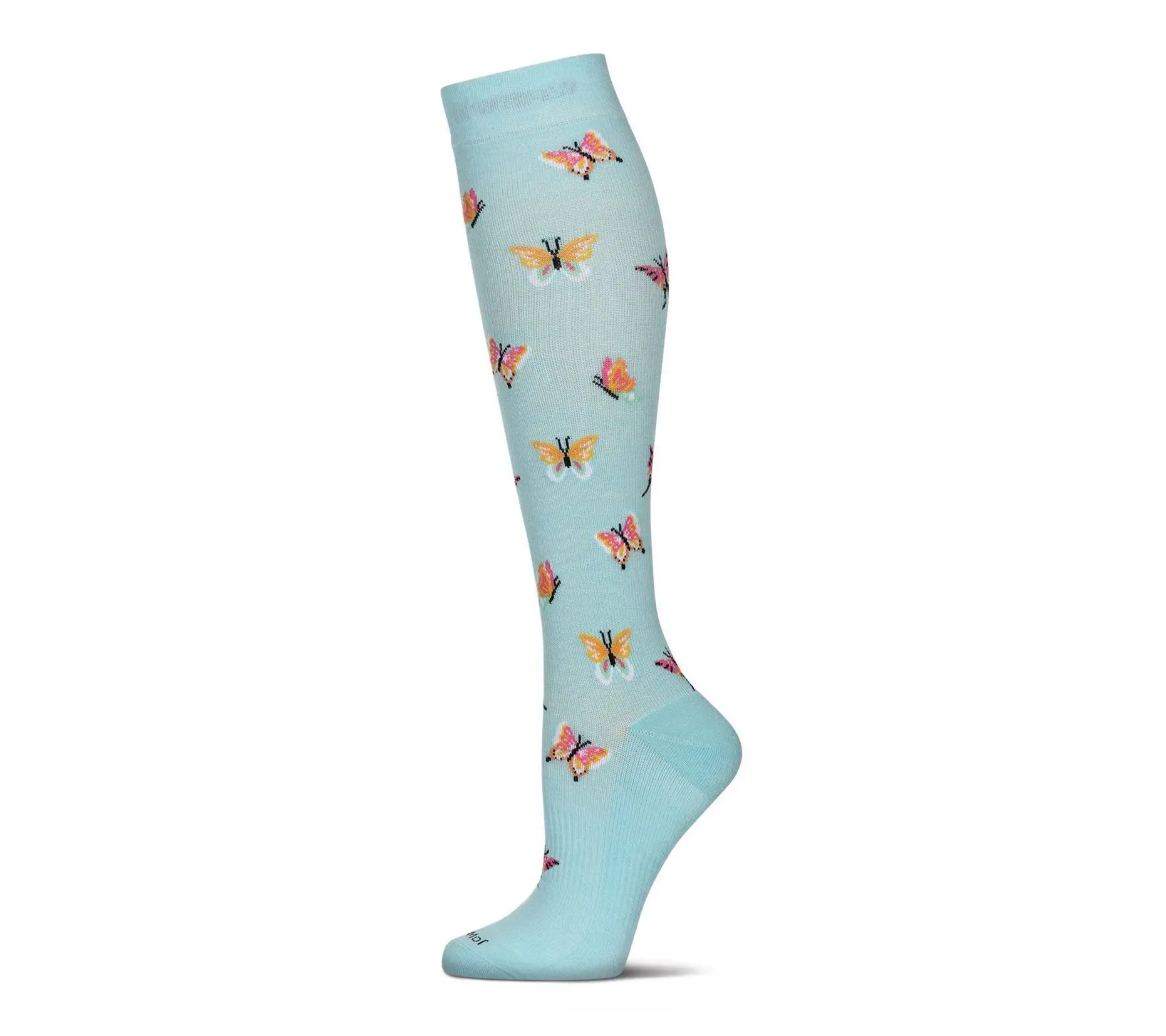 MeMoi Bamboo Pa tterned Compres sion Socks - 1 Pair