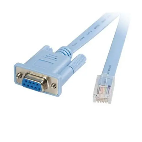 Startech Console Management Cable - 6ft RJ45 to DB9 Cable for Cisco 600, 1130ag, 1200, 1230Ag, 1240 & 1700 Series Network Components, None