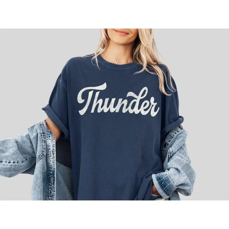 Thunder Shirt Thunder Game Day Tshirt Thunder CT Shirt Thunder Tee for Women Thunder Spirit Wear