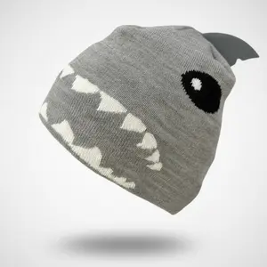Shark Beanie – Bold 3D Fin Hat for Aesthetic Streetwear Fits