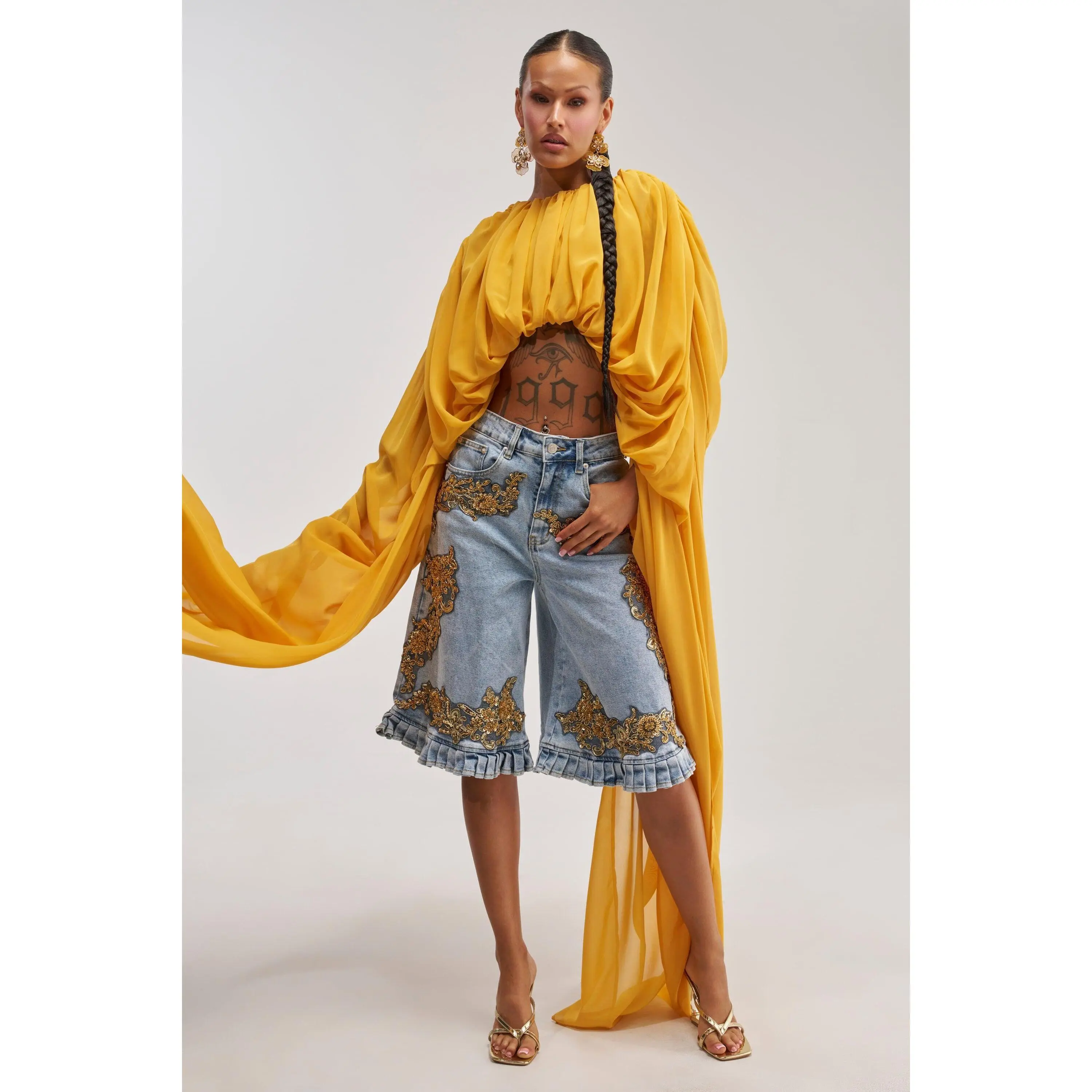 FLY WITH ME CHIFFON BLOUSE