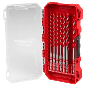 Milwaukee 48-20-9057 7PC SHOCKWAVE Impact Carbide Hammer Drill Bit Set
