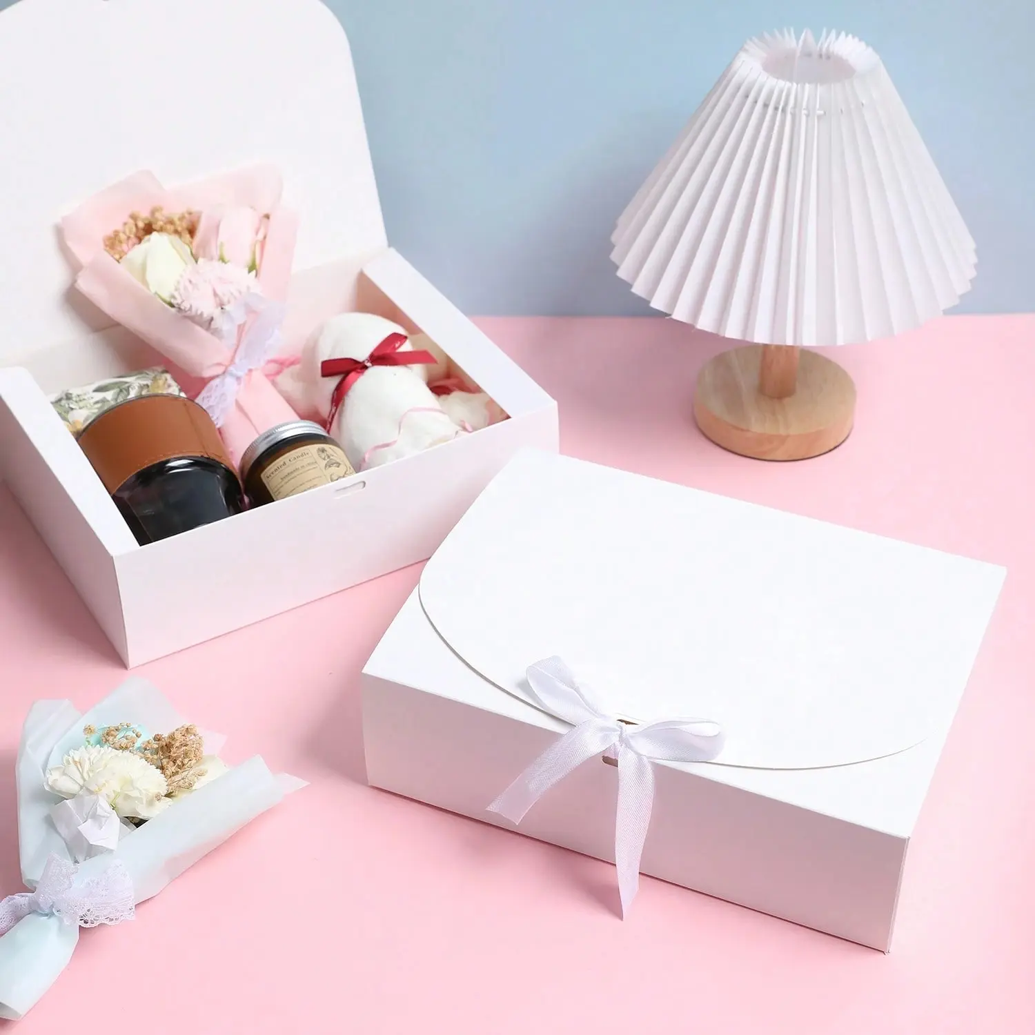 10pcs Wedding Gift Boxes with Lids, Gift Boxes with Lids for Presents, Elegant Gift Box, Classy Gift Box, Bridesmaid Proposal Box, Birthday Gifts, Party Favors, Valentine's Day Presents, DIY Beauty Storage, Special Box