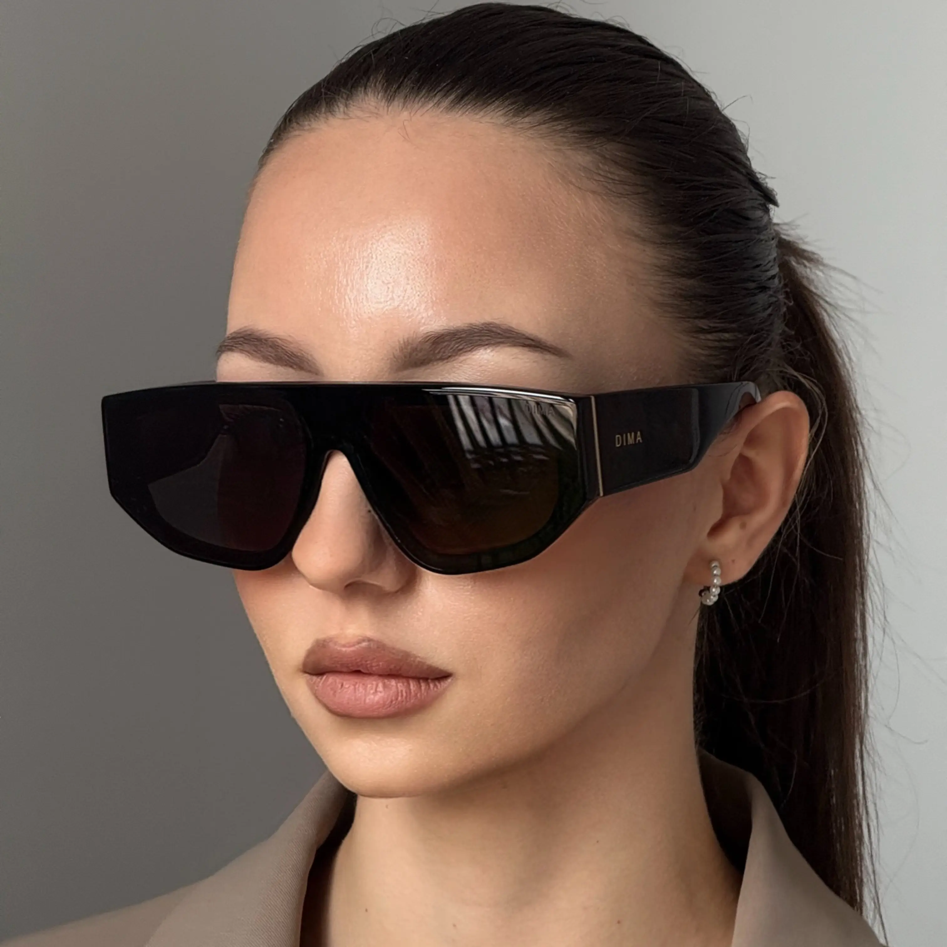 DIMA Reese Sunglasses , Reese Eyewear -  Vintage Tinted Lens Sunglasses, 100% UV-resistant, 2026 Summer Aviator Sunglasses for Everyday Use, Versatile Sunglasses for Men and Women, Travel Accessories,summerwins,summer outifit,travel essentials