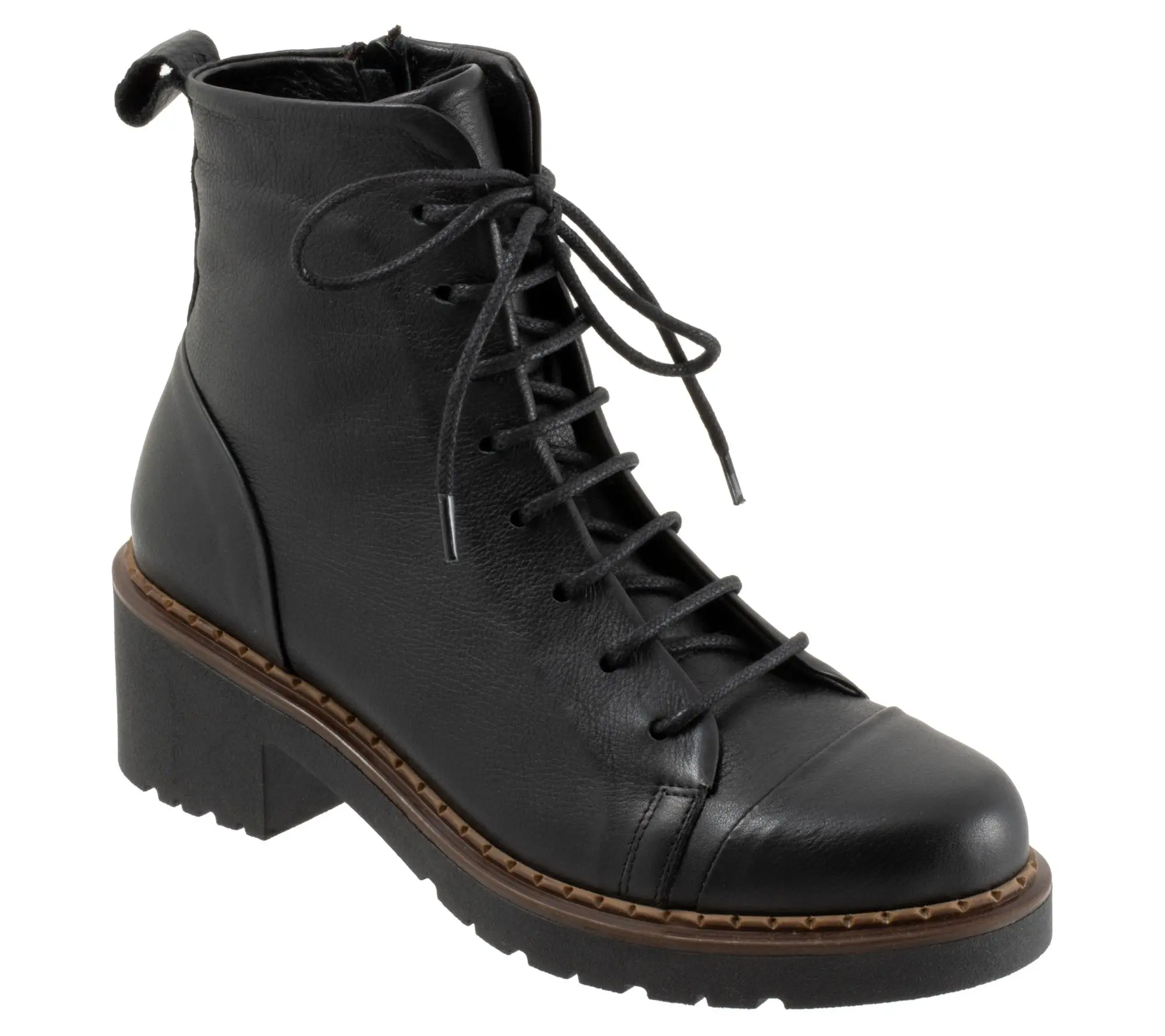Bueno Women's Nikita Leather Lace Up Boot