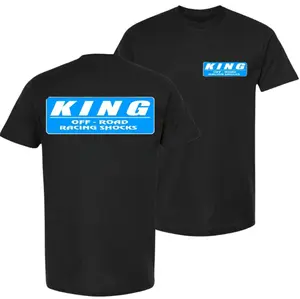 King Off-Road Racing Shocks T-Shirt, Racing Shocks Logo Design, Performance Automotive Apparel, Gift for Off-Road and Racing Enthusiasts