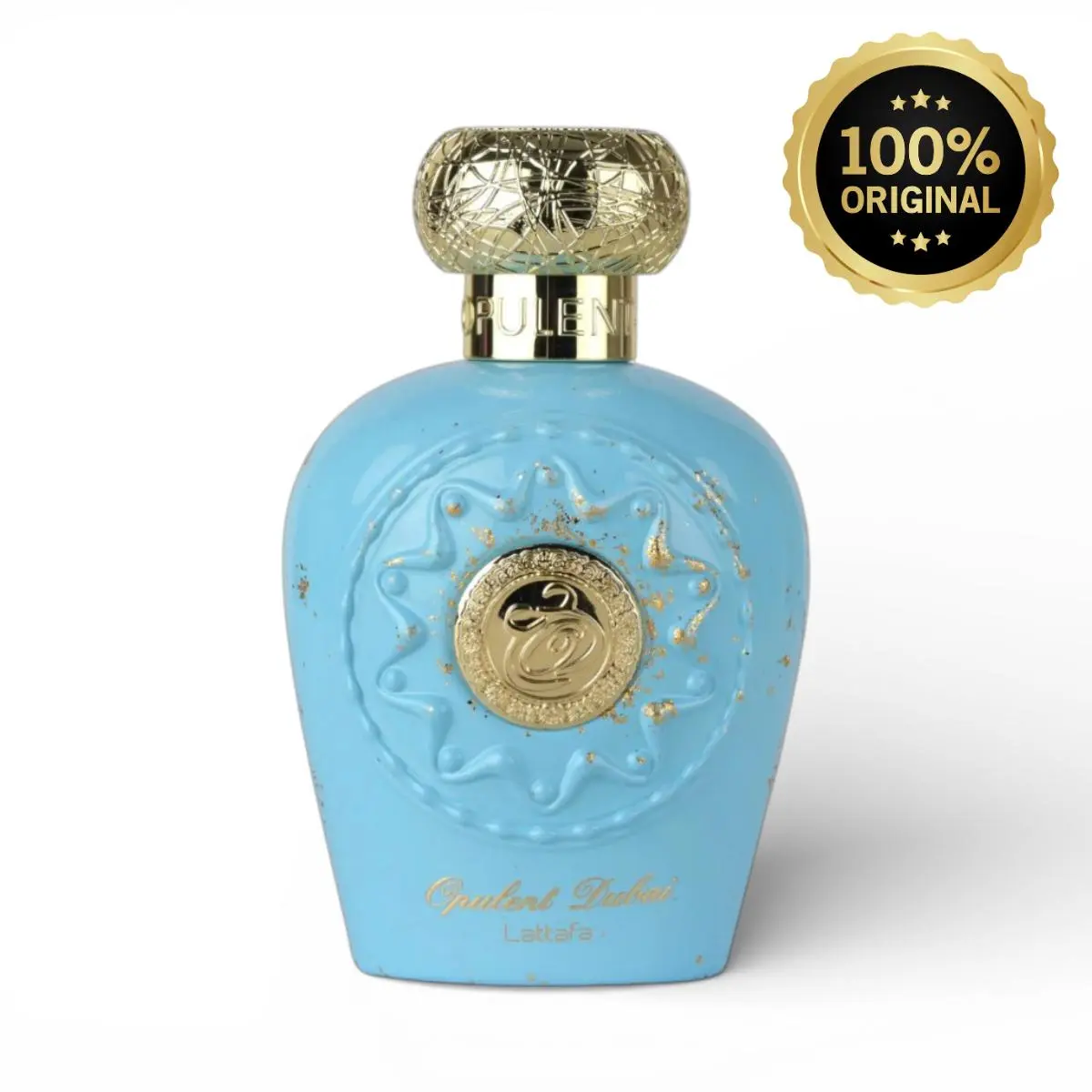 Lattafa Opulent Dubai Unisex Eau De Parfum Spray, Long-Lasting Arabian Fragrance with Oud & Jasmine, 3.4oz (100ml) - Woody Citrus Scent, Long Lasting Perfumes, All Seasons, Work, Lemon, Fragrances, Edp, Liquid, Fruity, Casual Outings, Men's Fragrance