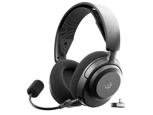 SteelSeries Arctis Nova 3P Wireless Multi-Platform Gaming Headset - Mobile App Control, 40 HR Battery, Neodymium Magnetic Drivers, 2.4GHz/Bluetooth, PS5, PS4, PC, Switch, Mobile - Black