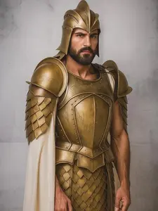 Handmade 18-Gauge Steel King’s Guard Armor: Full Knight Costume, Cosplay LARP Suit