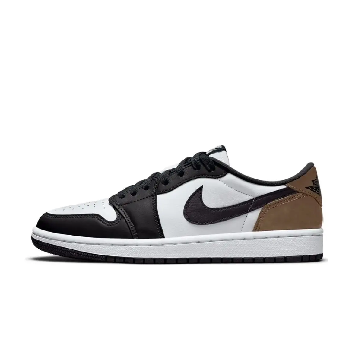 Nike Jordan 1 Retro Low OG ‘Mocha’ Men’s Sporty Low Top Casual Trainer Shoes, Ideal for Casual Wear, Sneakers, Footwear, Classic, Walking Shoes, Athletic, Dark Mocha Suede, Lace-Up, Vintage-Inspired