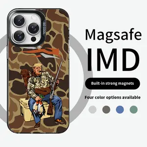 Premium Magnetic Case for iPhon15/16/11/12/13/14/Pro/Promax, Man with gun MagSafe Ready, Anti-Fall, and Ultra-Thin Design | Perfect for Everyday Use