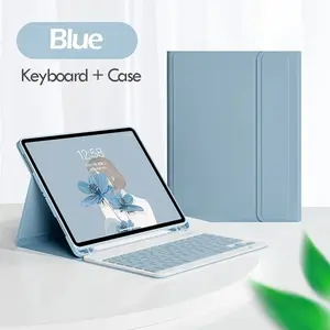 2024 Magnetic Keyboard Case for iPad Air 11 4 3 Case 10.2 9th Wireless Keyboard and Mouse for iPad Pro 11 10.5 Air 3 10th gen