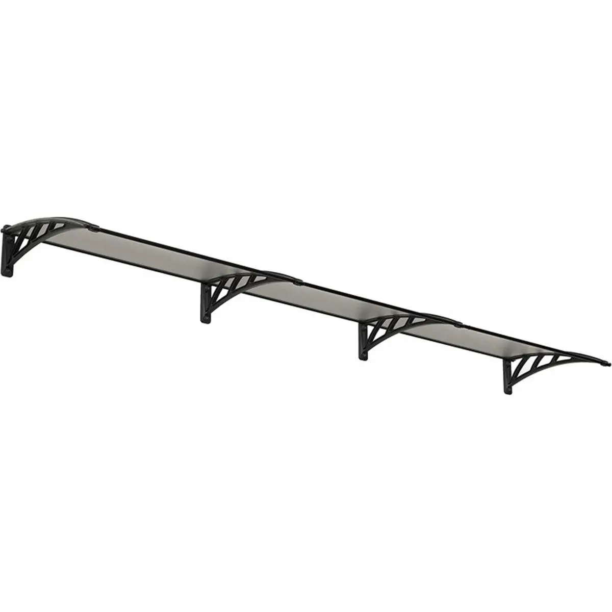 Palram-Canopia HG9568 12 x 3 ft. Neo 3540 Awning Kit, Gray & Clear