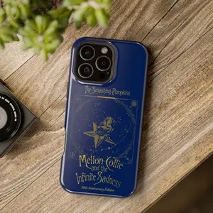 Smashing Pumpkins 30th Anniversary Smartphone Case - Retro 90s Rock Album Art Cover (Mellon Collie, Siamese Dream, Adore), Rubber Shell Phone Accessories for iPhone 17 Pro Max to SE & Samsung Galaxy, Ideal Fan Gift Plastic Protection Custom Cellphone